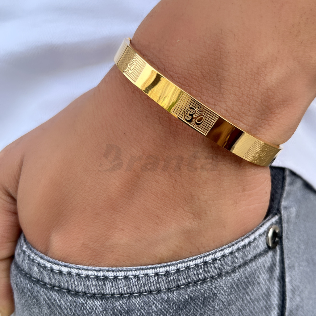 Om Carving Premium Bracelet For Men