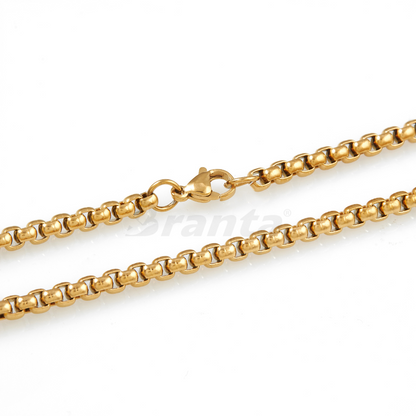 Tiger Gold Stainless Steel Pendant Necklace For Men